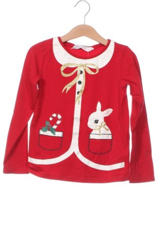 Kinder Shirt H&M, Größe 4-5y/ 110-116 cm, Farbe Rot, Preis 3,99 €