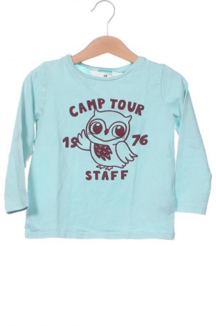 Kinder Shirt H&M, Größe 2-3y/ 98-104 cm, Farbe Blau, Preis 3,99 €