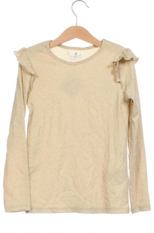 Kinder Shirt H&M, Größe 6-7y/ 122-128 cm, Farbe Golden, Preis 7,99 €