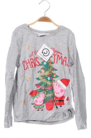 Kinder Shirt Peppa Pig, Größe 5-6y/ 116-122 cm, Farbe Grau, Preis 3,99 €