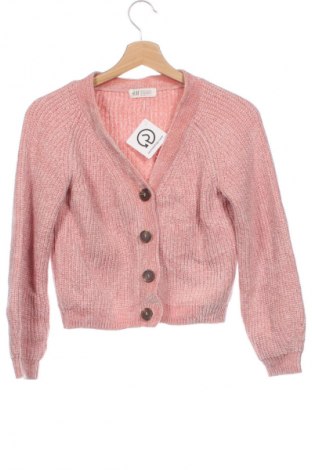 Kinder Strickjacke H&M, Größe 10-11y/ 146-152 cm, Farbe Rosa, Preis 11,99 €