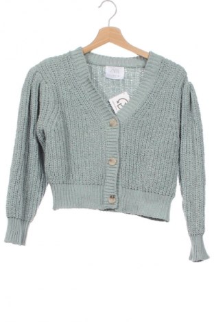 Kinder Strickjacke Zara, Größe 13-14y/ 164-168 cm, Farbe Grün, Preis € 5,99