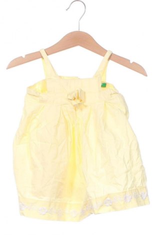 Dětské šaty  United Colors Of Benetton, Velikost 6-9m/ 68-74 cm, Barva Žlutá, Cena  149,00 Kč