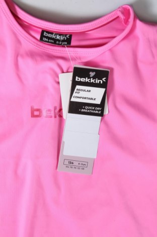 Dziecięcy T-shirt Bekkin, Rozmiar 8-9y/ 134-140 cm, Kolor Różowy, Cena 46,99 zł