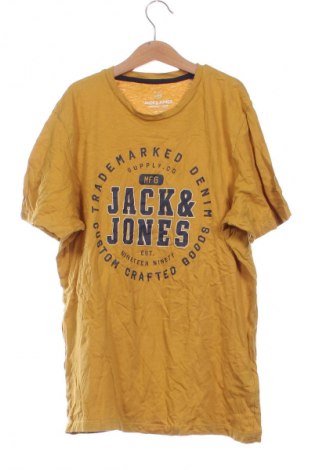 Παιδικό μπλουζάκι Jack & Jones, Μέγεθος 15-18y/ 170-176 εκ., Χρώμα Κίτρινο, Τιμή 5,49 €