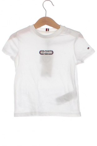 Dziecięcy T-shirt Tommy Hilfiger, Rozmiar 18-24m/ 86-98 cm, Kolor Biały, Cena 102,99 zł