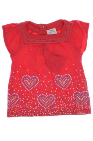 Kinder Tunika S.Oliver, Größe 2-3m/ 56-62 cm, Farbe Rot, Preis 6,49 €