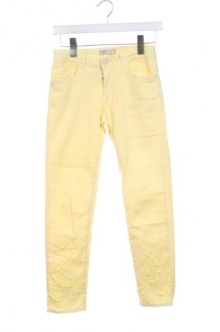 Kinderjeans Zara, Größe 11-12y/ 152-158 cm, Farbe Gelb, Preis 5,99 €