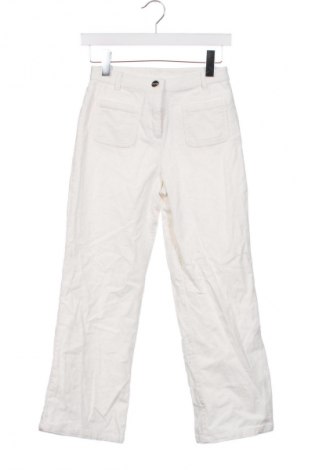 Pantaloni de catifea reiată, pentru copii Jacadi, Mărime 11-12y/ 152-158 cm, Culoare Alb, Preț 21,99 Lei