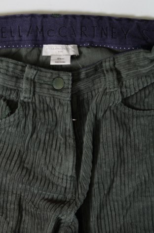 Pantaloni de catifea reiată, pentru copii Stella McCartney, Mărime 11-12y/ 152-158 cm, Culoare Verde, Preț 306,99 Lei