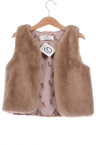 Kinderweste H&M, Größe 6-7y/ 122-128 cm, Farbe Beige, Preis € 8,59