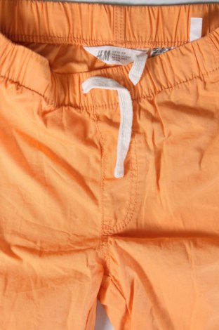 Kinder Shorts H&M, Größe 7-8y/ 128-134 cm, Farbe Orange, Preis 3,99 €