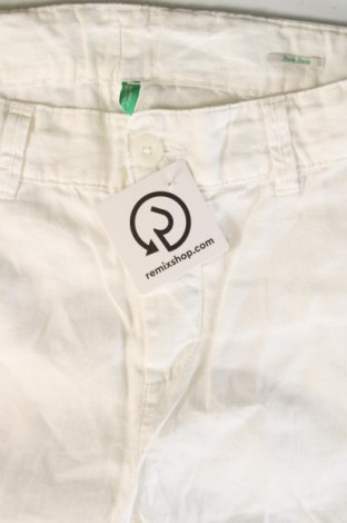 Pantaloni scurți pentru copii United Colors Of Benetton, Mărime 12-13y/ 158-164 cm, Culoare Alb, Preț 27,99 Lei