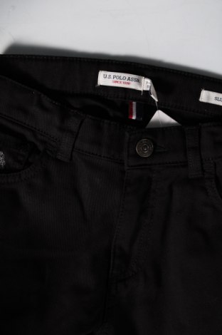 Pantaloni pentru copii U.S. Polo Assn., Mărime 7-8y/ 128-134 cm, Culoare Negru, Preț 62,99 Lei