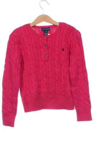 Dziecięcy sweter Ralph Lauren, Rozmiar 5-6y/ 116-122 cm, Kolor Różowy, Cena 217,99 zł