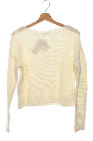 Dziecięcy sweter United Colors Of Benetton, Rozmiar 12-13y/ 158-164 cm, Kolor ecru, Cena 90,99 zł