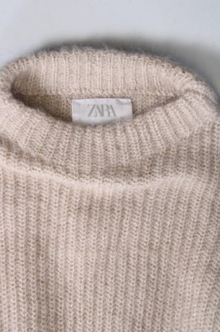 Kinderpullover Zara, Größe 13-14y/ 164-168 cm, Farbe Beige, Preis € 5,99