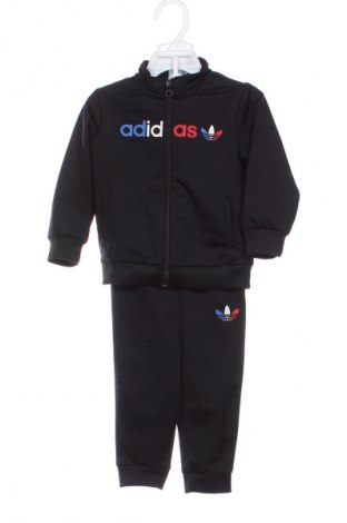 Детски спортен екип Adidas Originals, Размер 12-18m/ 80-86 см, Цвят Черен, Цена 32,49 лв.