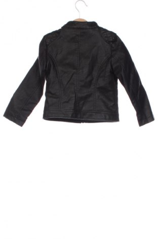 Kinder Lederjacke Terranova, Größe 3-4y/ 104-110 cm, Farbe Schwarz, Preis 11,49 €