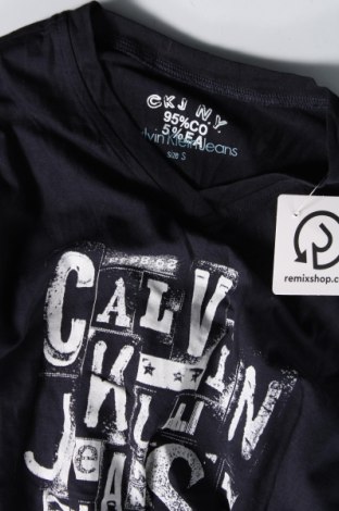 Pánské tričko  Calvin Klein Jeans, Velikost S, Barva Modrá, Cena  335,00 Kč