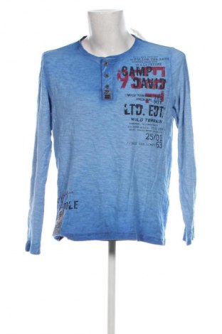 Herren Shirt Camp David, Größe L, Farbe Blau, Preis € 14,99