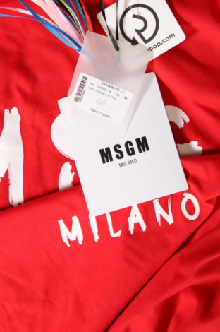 Мъжка блуза MSGM, Размер XL, Цвят Червен, Цена 277,49 лв.