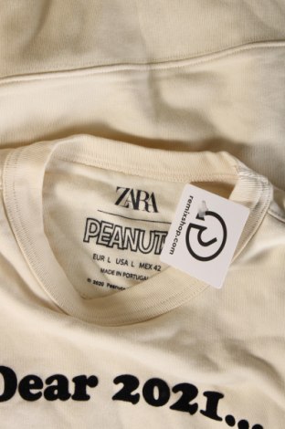 Мъжка блуза Zara, Размер L, Цвят Екрю, Цена 11,49 лв.