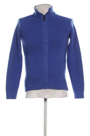 Herren Strickjacke Calvin Klein, Größe S, Farbe Blau, Preis 37,49 €