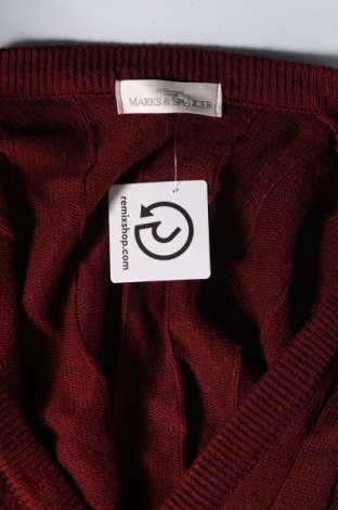 Herren Strickjacke Marks & Spencer, Größe XL, Farbe Rot, Preis € 12,99