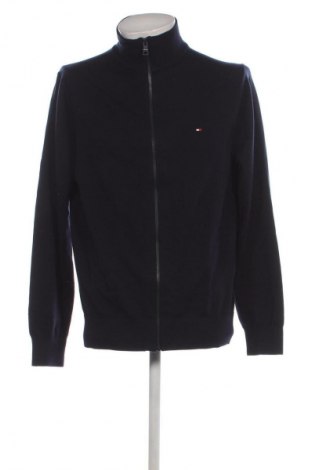 Jachetă tricotată de bărbați Tommy Hilfiger, Mărime XL, Culoare Albastru, Preț 382,99 Lei