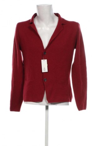 Herren Strickjacke Vneck, Größe M, Farbe Rot, Preis € 25,99