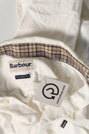 Ανδρικό πουκάμισο Barbour, Μέγεθος S, Χρώμα Εκρού, Τιμή 7,49 €