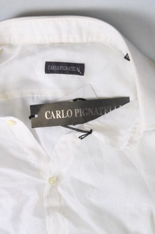 Herrenhemd Carlo Pignatelli, Größe M, Farbe Weiß, Preis € 169,99