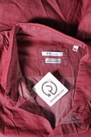 Herrenhemd Fb Class, Größe 3XL, Farbe Rot, Preis € 8,49