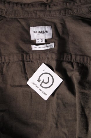 Męska koszula Pull&Bear, Rozmiar XL, Kolor Zielony, Cena 36,99 zł