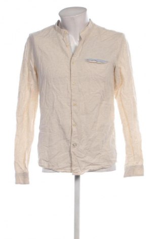 Herrenhemd Pull&Bear, Größe M, Farbe Beige, Preis € 14,99