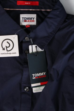 Męska koszula Tommy Jeans, Rozmiar XL, Kolor Niebieski, Cena 476,99 zł