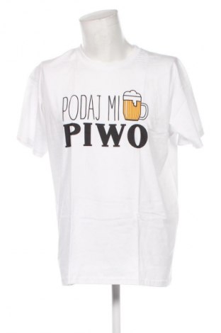 Męski T-shirt, Rozmiar XL, Kolor Biały, Cena 24,99 zł