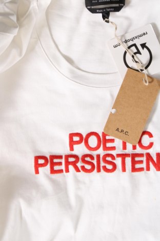 Ανδρικό t-shirt A.P.C., Μέγεθος XL, Χρώμα Λευκό, Τιμή 41,49 €