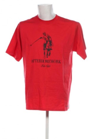 Herren T-Shirt AFTERHOMEWORK, Größe L, Farbe Rot, Preis € 58,99