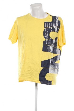 Ανδρικό t-shirt Angelo Litrico, Μέγεθος XL, Χρώμα Κίτρινο, Τιμή 7,99 €