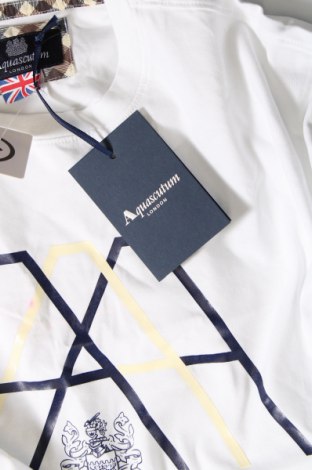 Ανδρικό t-shirt Aquascutum, Μέγεθος M, Χρώμα Λευκό, Τιμή 80,99 €