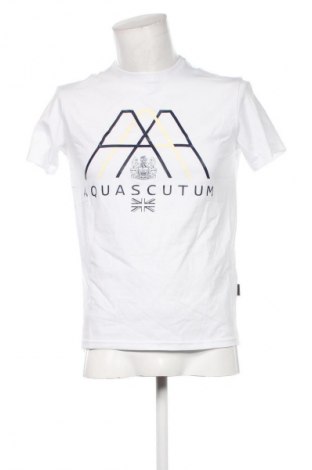 Herren T-Shirt Aquascutum, Größe M, Farbe Weiß, Preis € 107,99