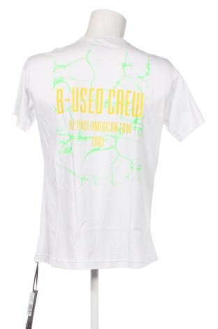 Męski T-shirt B-USED, Rozmiar M, Kolor Biały, Cena 227,99 zł