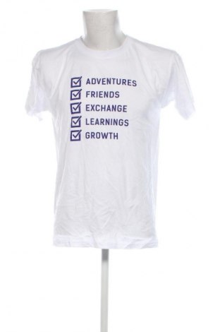 Herren T-Shirt Best Connections, Größe M, Farbe Weiß, Preis € 10,49