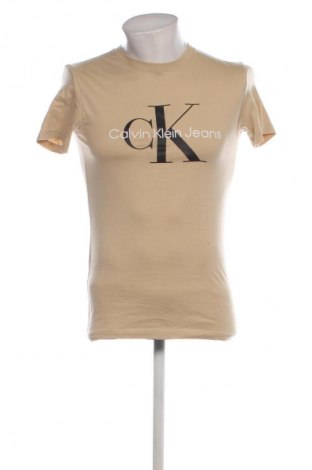 Ανδρικό t-shirt Calvin Klein Jeans, Μέγεθος XS, Χρώμα  Μπέζ, Τιμή 22,99 €