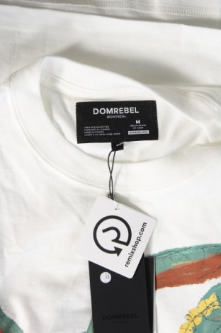 Męski T-shirt DOMREBEL, Rozmiar M, Kolor Biały, Cena 857,99 zł