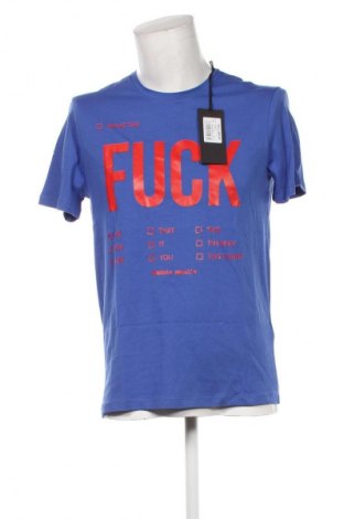 Herren T-Shirt Frankie Morello, Größe M, Farbe Blau, Preis € 42,99