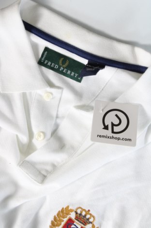 Мъжка тениска Fred Perry, Размер XXL, Цвят Бял, Цена 103,49 лв.