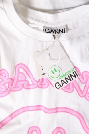 Ανδρικό t-shirt Ganni, Μέγεθος 4XL, Χρώμα Λευκό, Τιμή 42,99 €